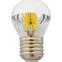 Žiarovka FL LED P45 5W E27 4200K Half Silver,2