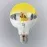 Žiarovka FL LED G95 8W E27 4200K Half Amber