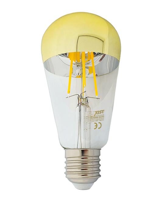 Žiarovka FL LED ST64 8W E27 4200K Half Amber