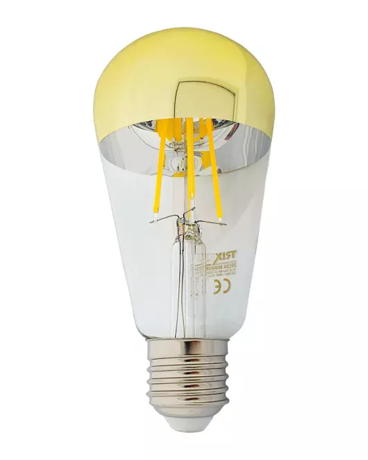 Žiarovka FL LED ST64 8W E27 4200K Half Amber,2