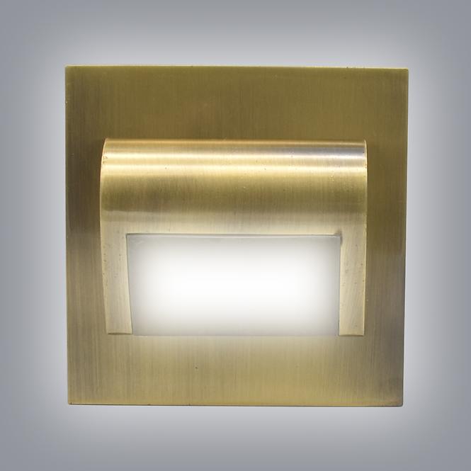 Schodisková lampa 45005 Brass 12V 1.5W IP20 4000K