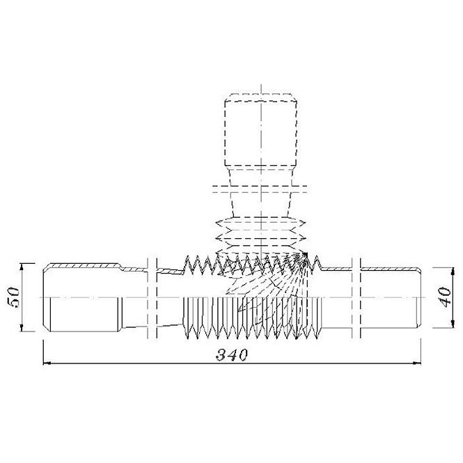Univerzálne kolienko dolné krátke 50/40 flexi 11029,2