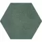Obklad Burano Green Hex 11/12,5
