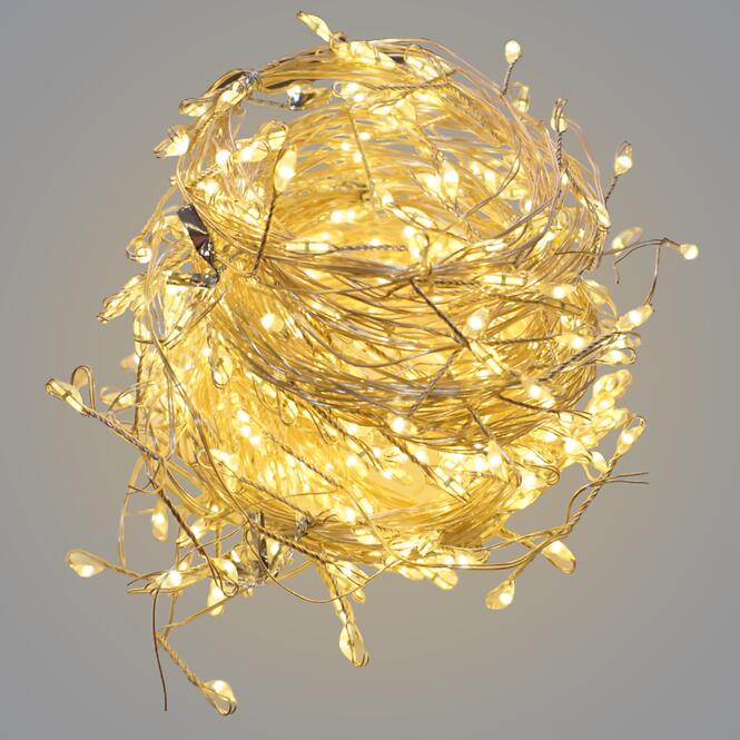 Vianočné svetielka LED 400l druciki lezki Svetelná clona zew. Trans+ prog