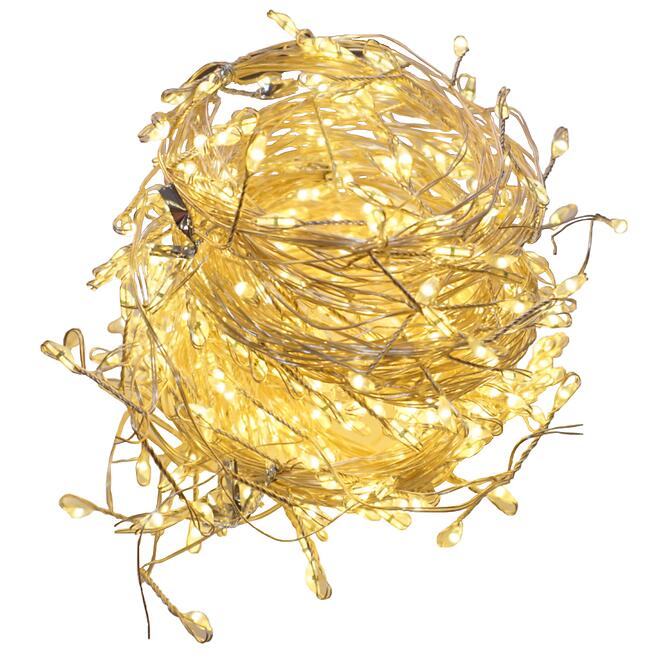 Vianočné svetielka LED 400l druciki lezki Svetelná clona zew. Trans+ prog,2