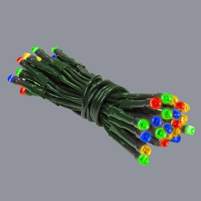 Vianočné svetielka LED 50l na bat zew. Z prog i tim 5/21/bat/m