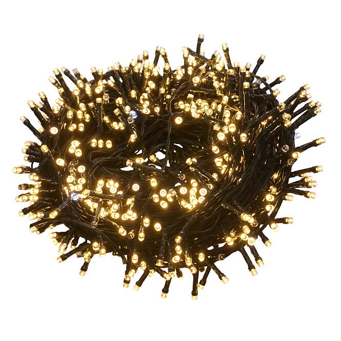 Vianočné LED svetielka 600l vonkajšie trans+tim+flesh 50/21/fle/ww,2