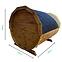 Exteriérová sauna s terasou 2,4 m,3