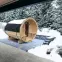 Exteriérová sauna s terasou 2,4 m,8