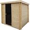 Exteriérová štvorcová sauna 2x2 m,4