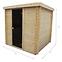 Exteriérová štvorcová sauna 2x2 m,5