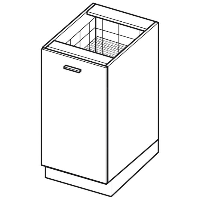 Skrinka do kuchyne Campari D30 CARGO biely lesk