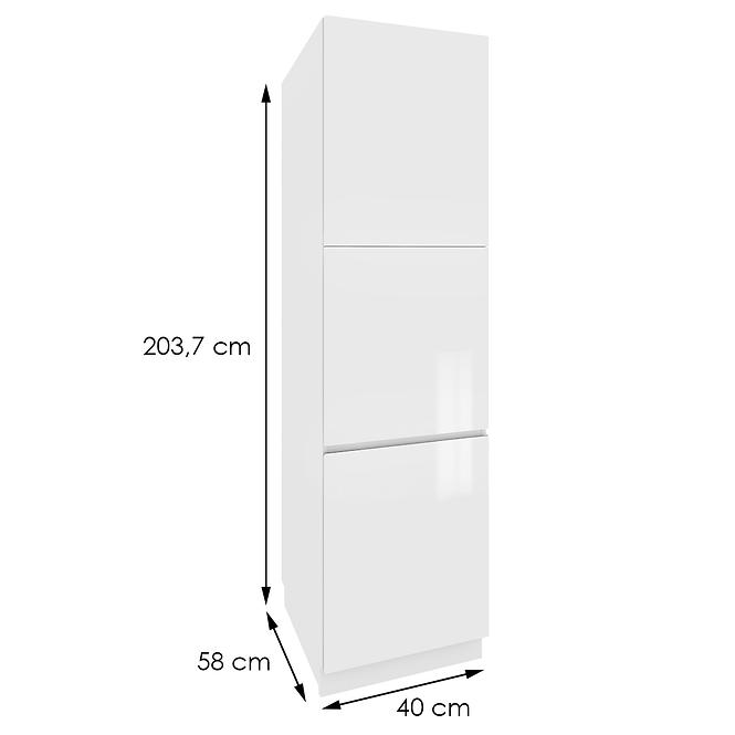 Skrinka do kuchyne Campari SPD4 biely lesk BB,2