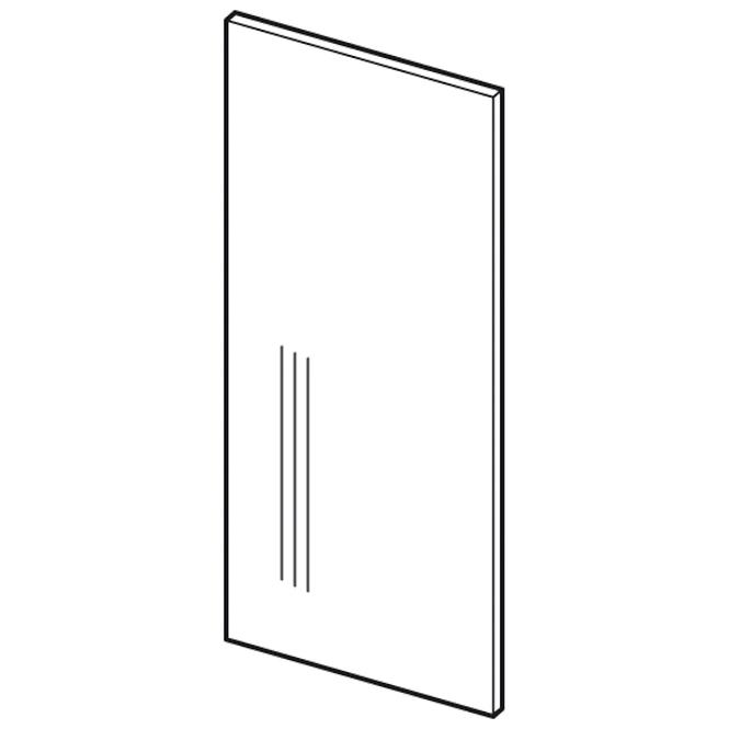 Panel bočný horný Campari 72/32 biely lesk