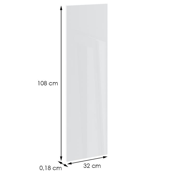 Panel bočný horný Campari 108/32 biely lesk,2
