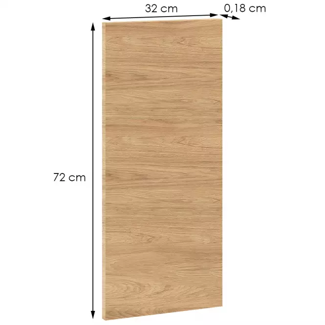 Panel bočný horný Campari 72/32 hikora
