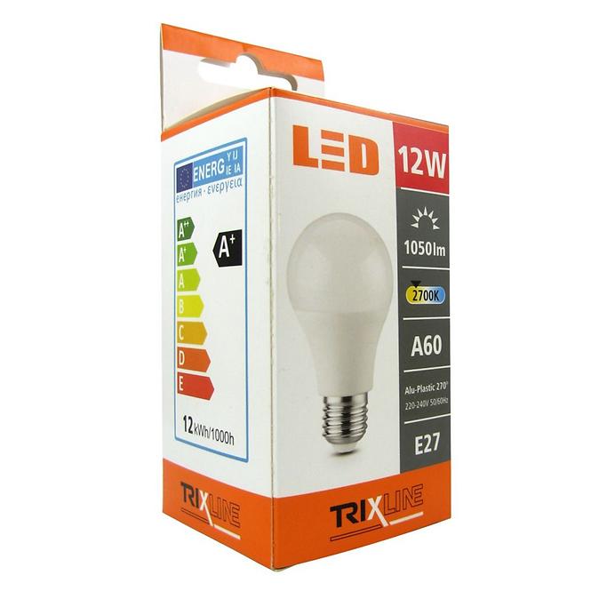 Žiarovka BC 12W TR LED E27 A60 2700K TRIXLINE