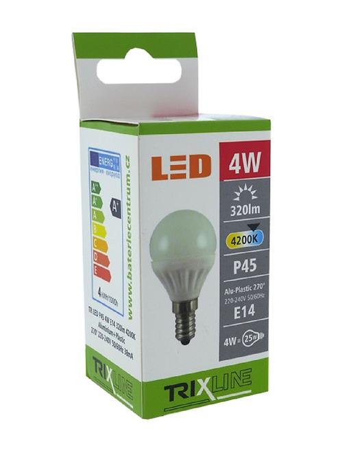 Žiarovka BC 4W TR LED E14 P45 320LM 4200K-PLASTIC