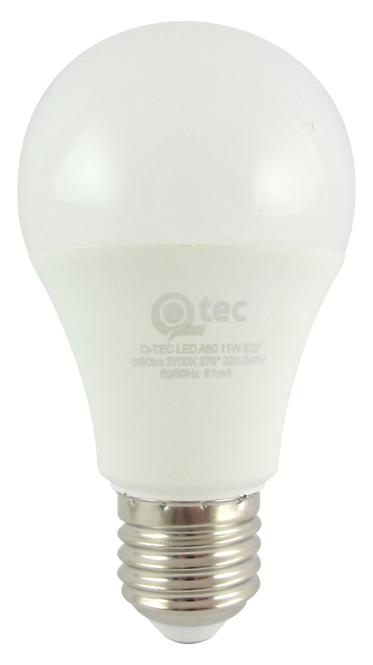 Žiarovka QTEC 11W LED E27 2700K A60