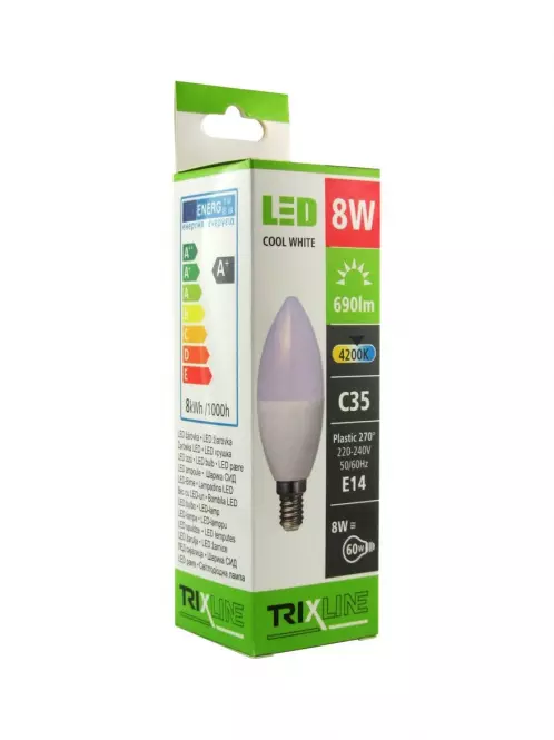 Žiarovka TR LED ST26 2W 6500K 80LM E14,2