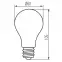 Žiarovka FILAMENT XLED A60 E27 4.5W WW 29600,3
