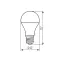 Žiarovka LED KB A60 E27 8W 4000K 30605,2