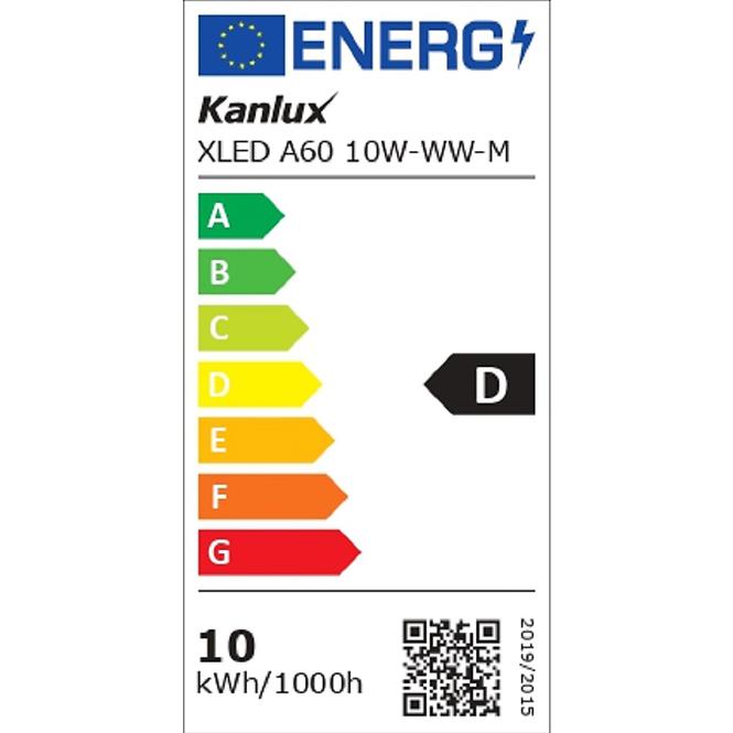 Žiarovka XLED A60 E27 10W WW M 29615