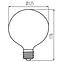 Žiarovka FILAMENT XLED G125 E27 7W WW 29638,3