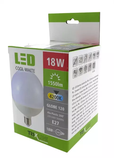 Žiarovka LED TR 18W G120 4200K,2