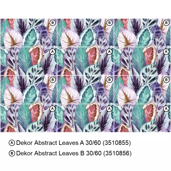 Dekor Abstract Leaves B 30/60