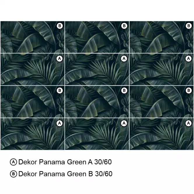 Dekor Panama Green B 30/60