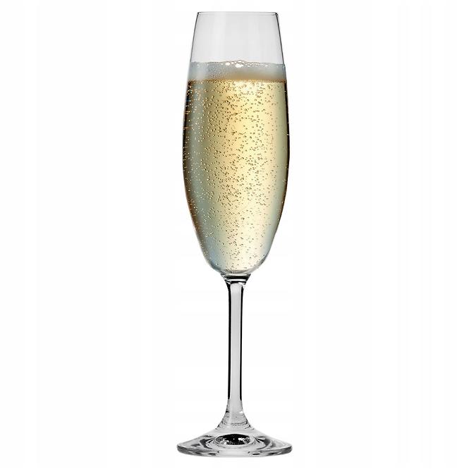 Sada pohárov šampanské 200ml 6 ks vysoké
