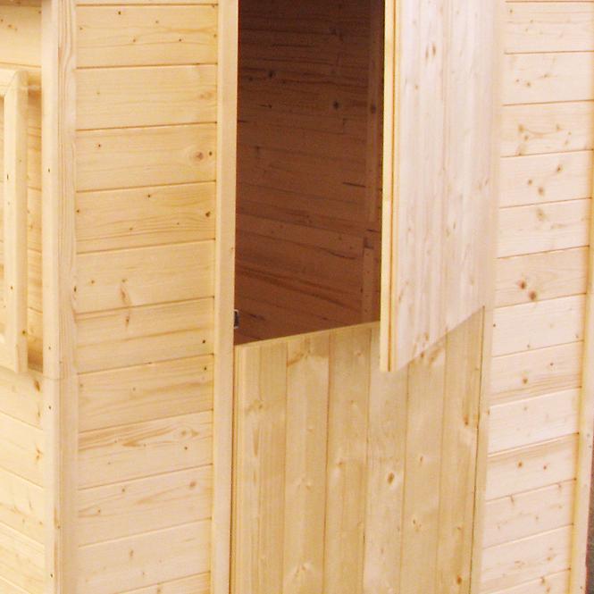 Drevený detský domček JASMINE 221x127x162 cm