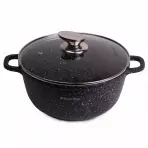 Hrniec mramorový 6,5L so sklenenou pokrievkou