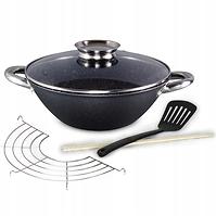 Panvica WOK liatinová 11 cm s pokrievkou