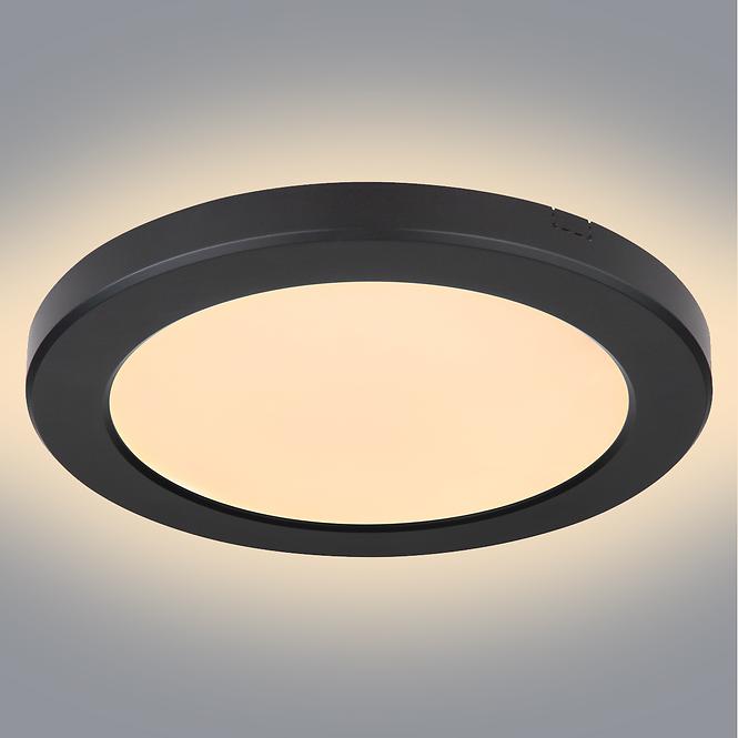 Stropná Lampa 12379-18B LED 18W D22 Čierna PL1