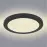 Stropná lampa 12379-24B LED 24W D30 čierna PL1