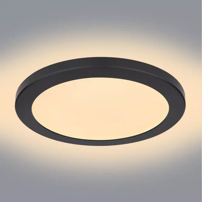 Stropná lampa 12379-24B LED 24W D30 čierna PL1