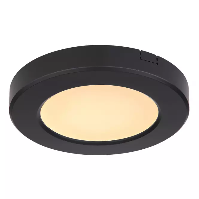 Stropná lampa 12379-6B D12.5 čierna,5