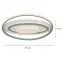 Stropné svietidlo LED 48016-60 CCT 3000-6000K D57,9