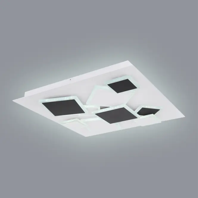 Stropné svietidlo LED 48290-50 CCT 3000-6000K biele/čierne 50x50,3