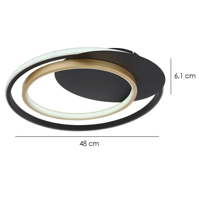 Stropné svietidlo LED 48438-36 3000-6000K D48,9