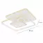 Luster LED 48441-50 CCT 3000-6000K Biela 50X50,9