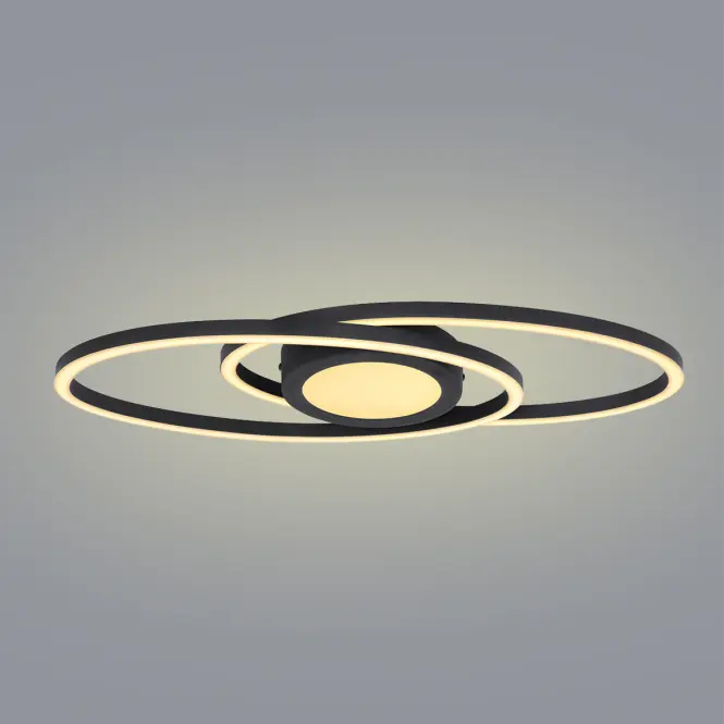 Stropné svietidlo LED 67239-24B 57X23 3000K Čierna