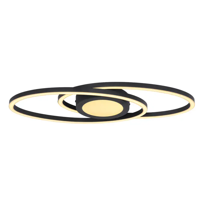Stropné svietidlo LED 67239-24B 57X23 3000K Čierna,2