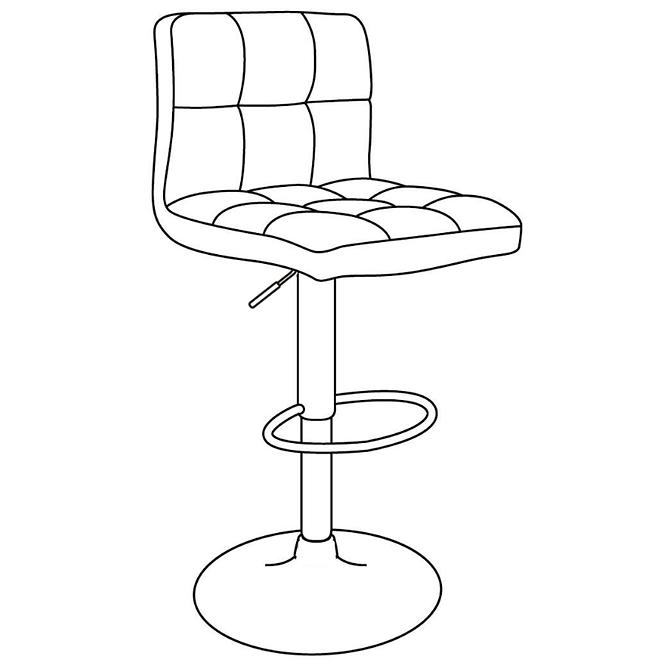 Barová stolička Delta Lr-7142b Granátový   8167-69