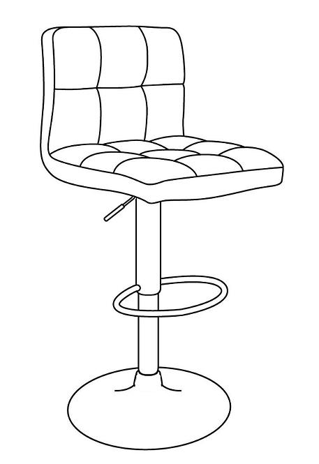 Barová stolička Delta Lr-7142b Black 8167-70