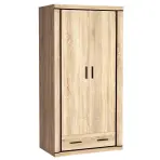 Skriňa Dallad D20 97 cm – sonoma, dvojdverová, zásuvky