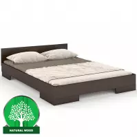 Posteľ drevené  buk Skandica Spectrum Nízka 90x200 Palisander