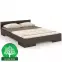 Posteľ drevené  buk Skandica Spectrum Nízka 90x200 Palisander